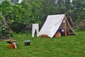 Civil War Camp Site Reenactment