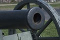 Civil war cannon detail Royalty Free Stock Photo