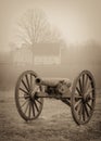 Civil war cannon Royalty Free Stock Photo