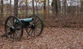 A Civil War Cannon from Gettysburg, Pennsylvania Royalty Free Stock Photo