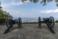 Civil War Cannon Scenic Overlook Royalty Free Stock Photo