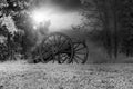 Civil War Cannon at Wilson`s Creek National Battlefield, Republic, Missouri