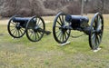 Civil War Cannons Royalty Free Stock Photo