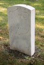 Civil War cemetery on Johnson`s island Royalty Free Stock Photo