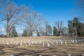 Civil War Cemetery. Royalty Free Stock Photo