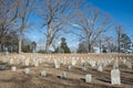 Civil War Cemetery. Royalty Free Stock Photo