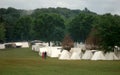 Civil War Encampment Royalty Free Stock Photo