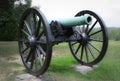 Civil War Era Cannons at the Chickamauga Battlefield National Park Royalty Free Stock Photo