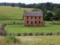 Civil war era stone house Royalty Free Stock Photo