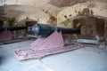 Civil War Heavy Coast Artillery Cannon in Fort Sumter