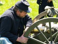 Civil War Re-Enactment Royalty Free Stock Photo