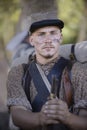 Civil War reenactor Royalty Free Stock Photo