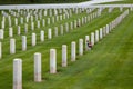 Civil War Soldiers Headstones Royalty Free Stock Photo