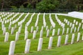 Civil War Soldiers Headstones Royalty Free Stock Photo
