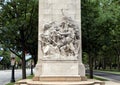 Civil War Soldiers and Sailors Memorial by Hermon Atkins MacNeil, Benjamin Franklin Parkway, Philadelphia, Pennsylvania Royalty Free Stock Photo