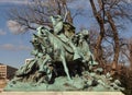 Civil War Statue Royalty Free Stock Photo