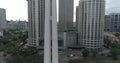 Civilian War Memorial and skyline, Singapore