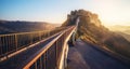 Civita di Bagnoregio, beautiful old town in Italy Royalty Free Stock Photo