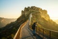 Civita di Bagnoregio, beautiful old town in Italy Royalty Free Stock Photo