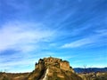 Civita di Bagnoregio, town in the province of Viterbo, Italy. History, time, art and landscape Royalty Free Stock Photo