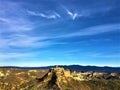 Civita di Bagnoregio, town in the province of Viterbo, Italy. History, time, art and landscape Royalty Free Stock Photo