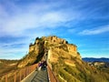 Civita di Bagnoregio, town in the province of Viterbo, Italy. History, time, art and landscape Royalty Free Stock Photo