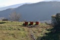 Civita Superiore - Panchine sdraio panoramiche tra i ruderi del castello