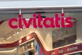 Civitatis logo on Civitatis shop Royalty Free Stock Photo