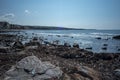 Civitavecchia Beach in Italy with the Mediterranian Sea Royalty Free Stock Photo