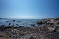 Civitavecchia Beach in Italy with the Mediterranian Sea Royalty Free Stock Photo