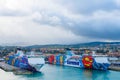Tirrenia Athara and Tirrenia Bithia ferry ships