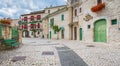 Civitella Alfedena in a summer afternoon. Province of L`Aquila, Abruzzo National Park, Italy.