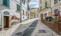 Civitella Alfedena in a summer afternoon. Province of L`Aquila, Abruzzo National Park, Italy.