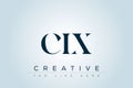 CIX abstract letter logo Royalty Free Stock Photo