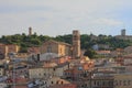 Ciy and church. Ancona, Italy Royalty Free Stock Photo