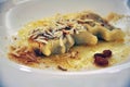 Cjarsons: Carnia traditional cuisine, Friuli region, Italy Royalty Free Stock Photo