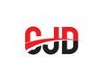 CJD Letter Initial Logo Design Vector Illustration Royalty Free Stock Photo