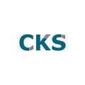 CKS Letter Logo Royalty Free Stock Photo