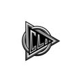 CL Logo Letter Triangle and Circle Rounded