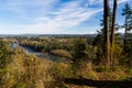 Clackamas river valley overlook Royalty Free Stock Photo