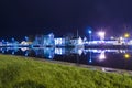 Visiting Galway Claddagh on a clear night Royalty Free Stock Photo