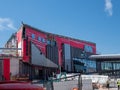 Cladding in the process of being applied to the redevelopment of the bus station in the city centre