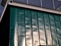 cladding of roof and perimeter with sheet metal, protects agains Royalty Free Stock Photo