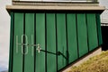 cladding of roof and perimeter with sheet metal, protects against Royalty Free Stock Photo