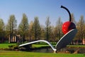 Claes Oldenburg`s Spoonbridge and Cherry Royalty Free Stock Photo