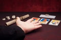 Clairvoyance equipment with palm