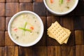 Clam chowder from above