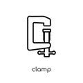 Clamp icon from Industry collection.