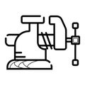 Clamp tool icon