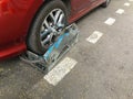 Clamped Car in the street